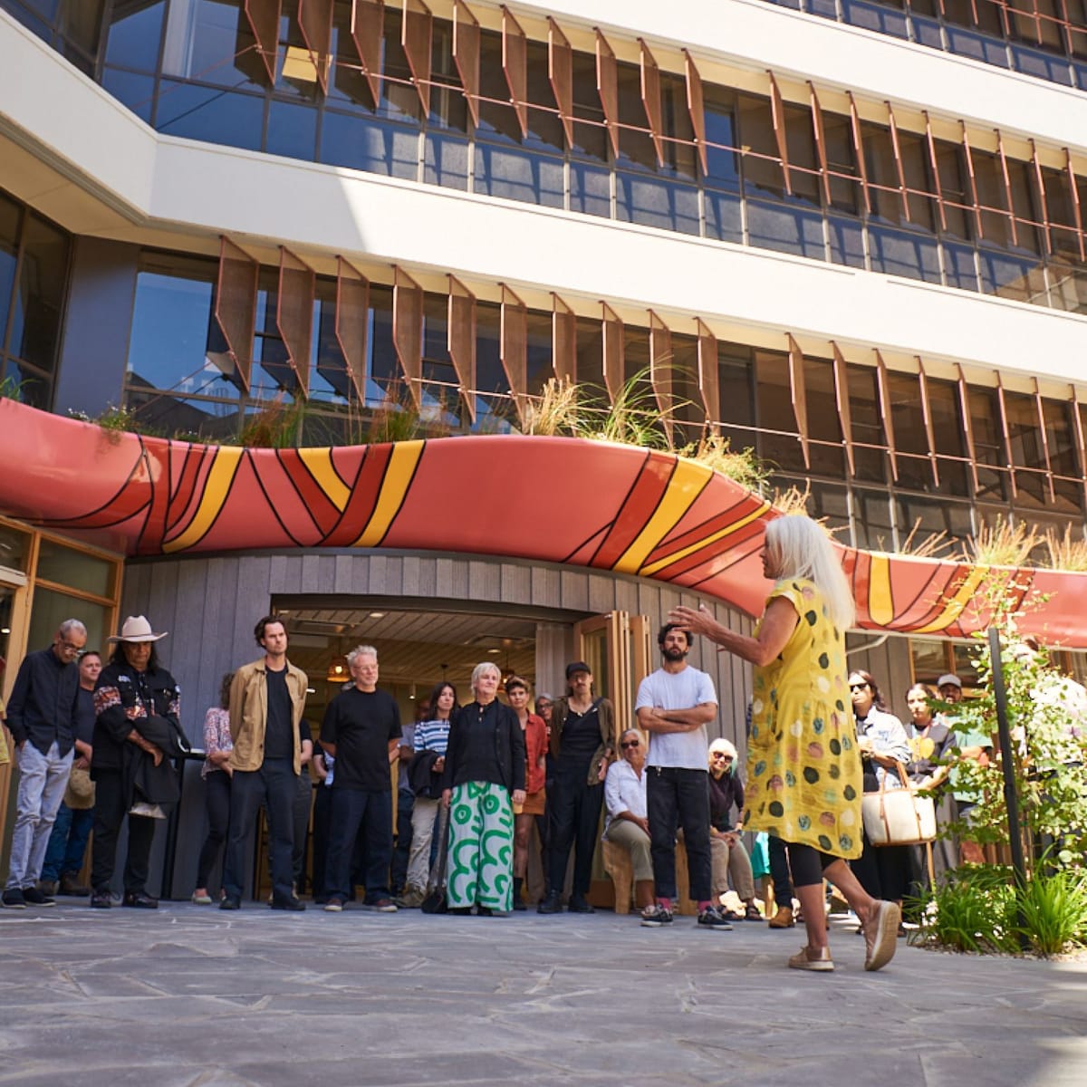 Moondani Balluk courtyard render